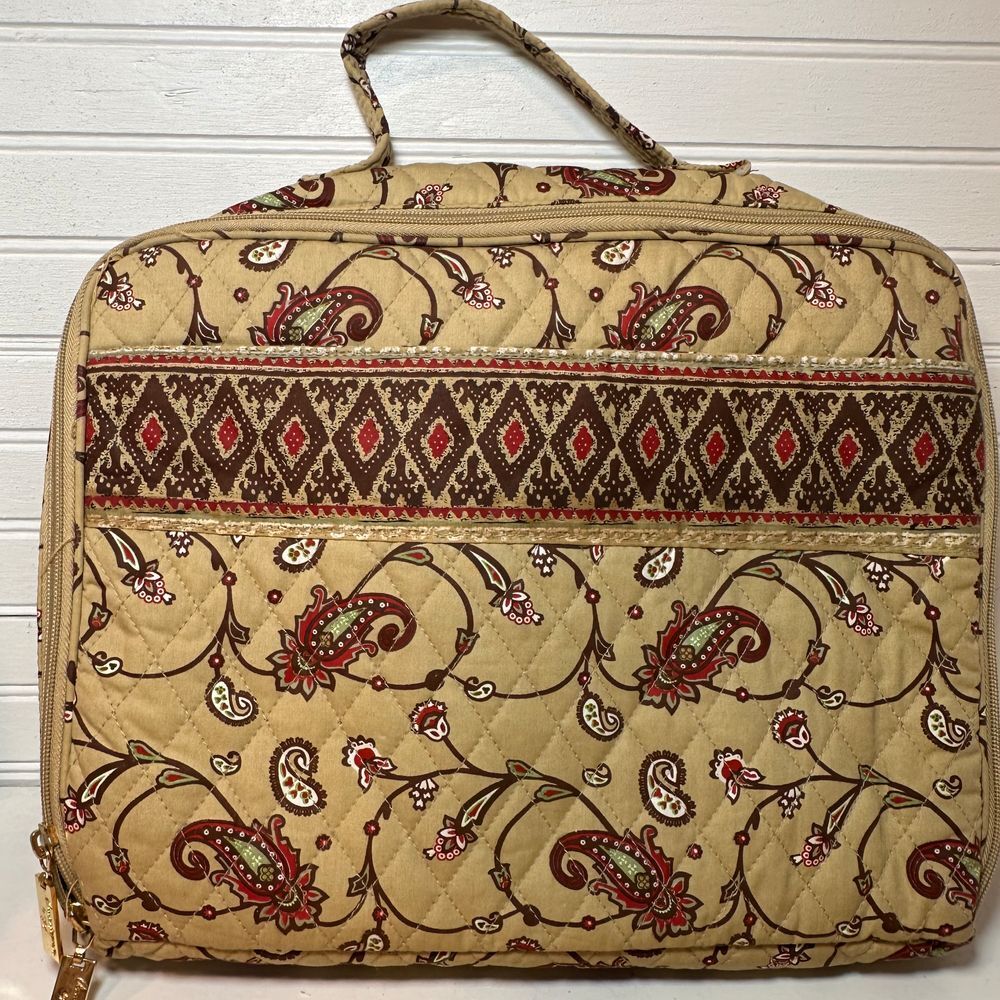 Vintage Travel Bag Cosmetic Sharif Makeup Organizer Purse Hippieโ Boho Paisley